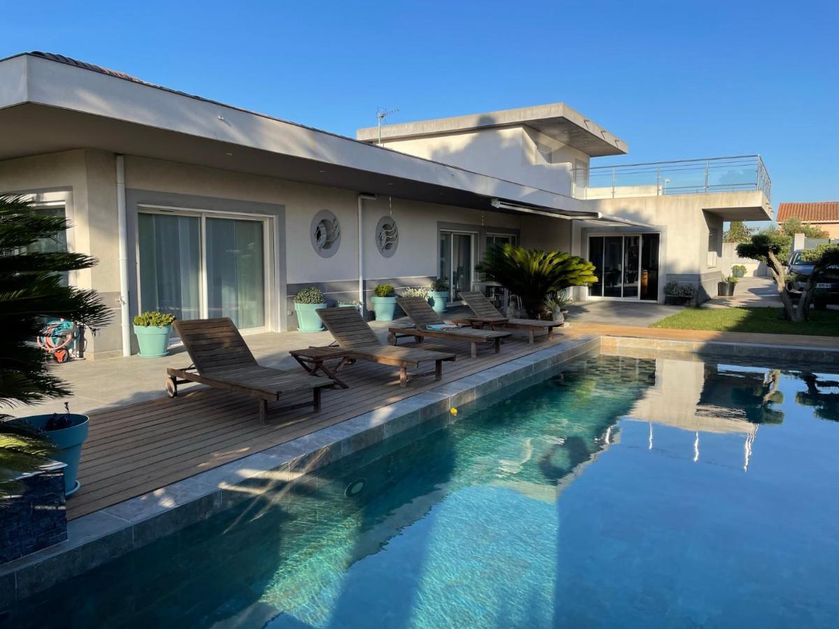 Chambre Luxe Dans Villa De Standing Avec Piscine, Acces Discret Et Independant, Terrasse Arboree Et Parking Prive La Valette-du-Var Bagian luar foto